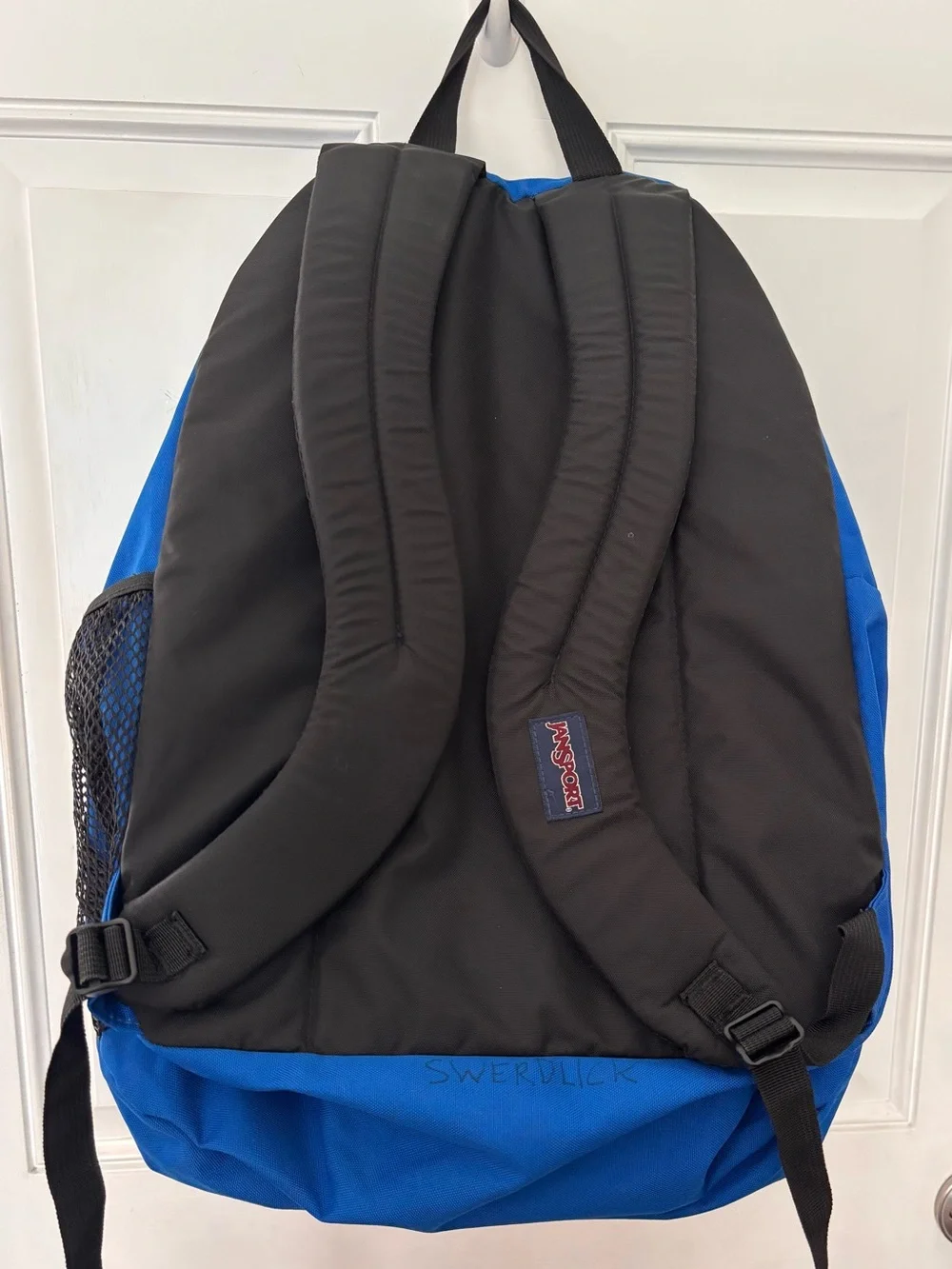 JanSport Big Student Backpack Blue Streak Large School College Laptop Bag